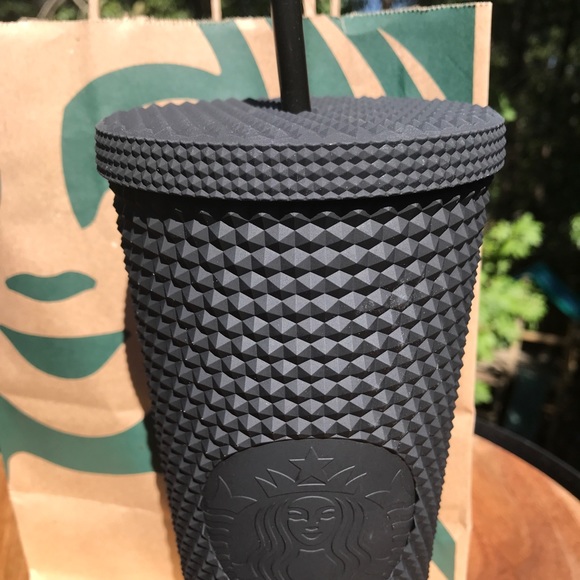 Starbucks Matte Black Studded Tumbler Cup New - Picture 6 of 7